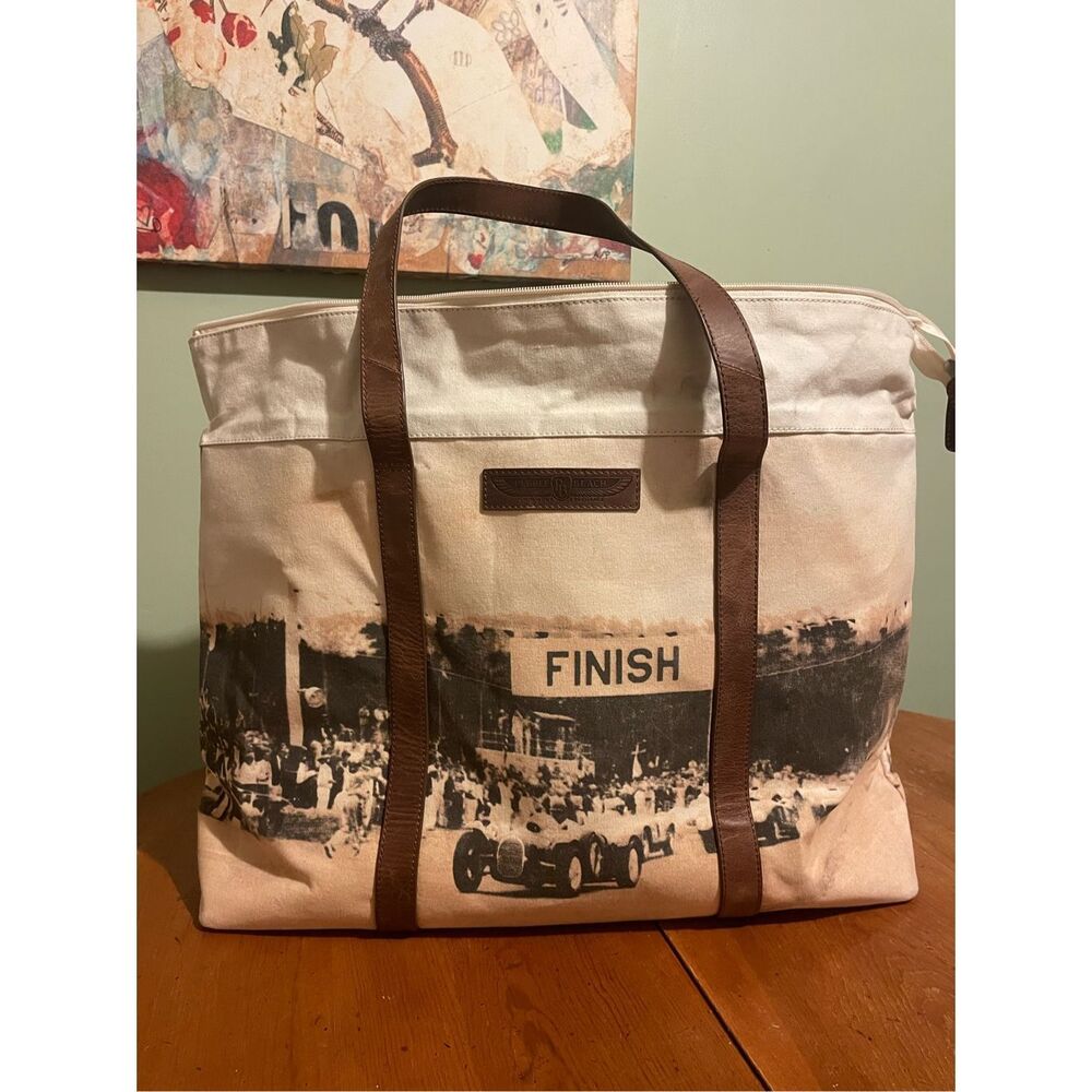 Pebble Beach Concours Road Race OSPREY Tote Bag JULIAN GRAHAM Graeme Ellisdon